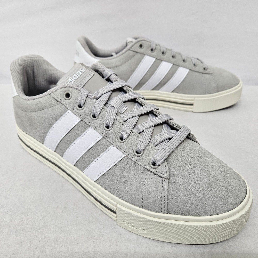 Adidas Daily 4.0 Skateboarding Shoes IF4504 Gray White Men's Size‎ 9